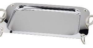 سینی مستطیل 50×27 پایه‌دار حلقه‌ای REGENT مدل OVATION SS